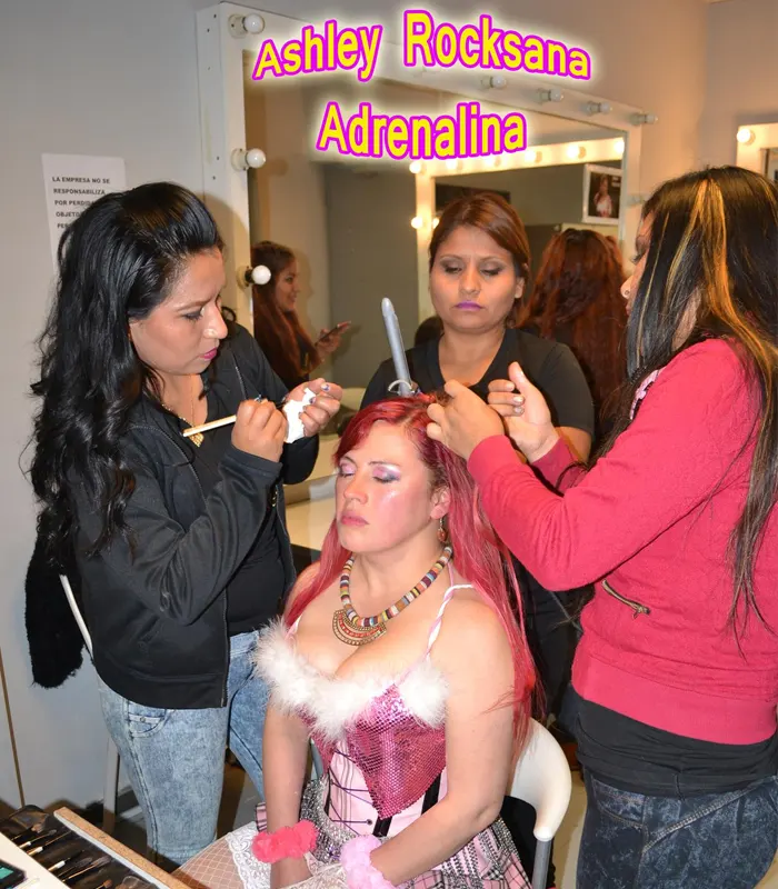 Foto de las maquilladoras