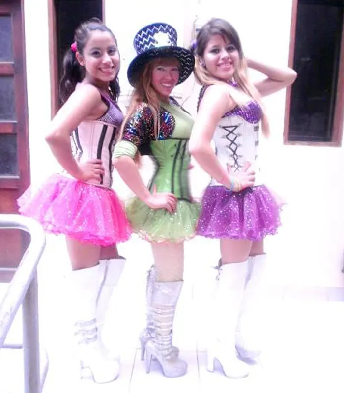 Foto de las bailarinas